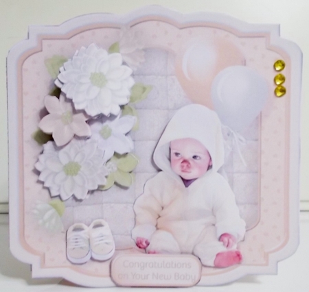 Bonny Baby - Shaped Card Mini Kit by Pam Stubley
