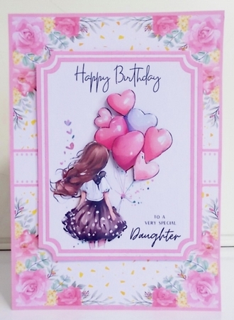 Daughter Birthday Card Mini Kit by Pam Stubley