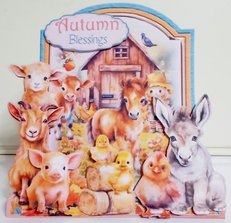 Colours of Autumn 9 XL Shaped Card Kit by Pam Stubley