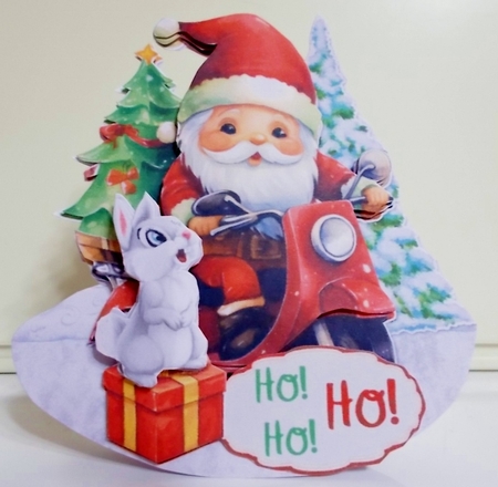 Oh what fun it is to Ride 1 Rocker Card by Pam Stubley