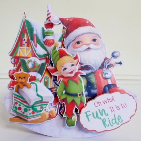 Oh what fun it is to Ride 5 Rocker Card by Pam Stubley