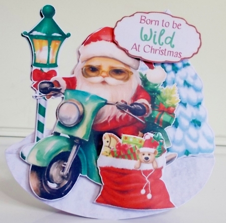 Oh what fun it is to Ride 6 Rocker Card by Pam Stubley