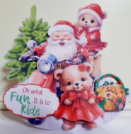 Oh what fun it is to Ride 7 Rocker Card by Pam Stubley