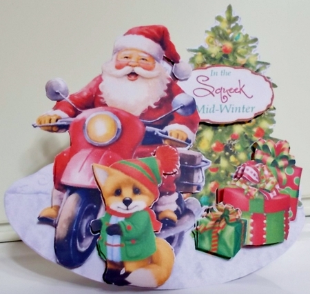 Oh what fun it is to Ride 9 Rocker Card by Pam Stubley