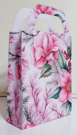 Pink Christmas gift bag 5 by Pam Stubley