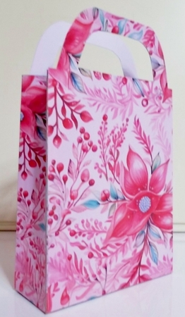Pink Christmas gift bag 8 by Pam Stubley