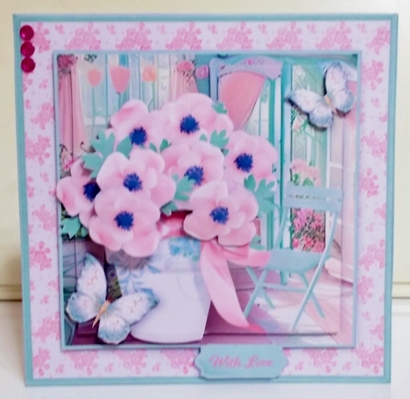 Garden Room - Decoupage Card Mini Kit by Pam Stubley