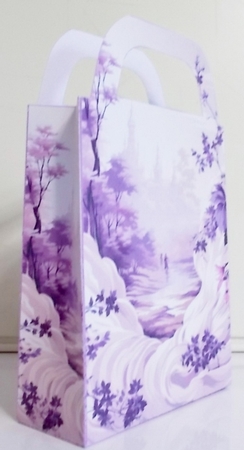 Lavender floral gift bag 12 by Pam Stubley