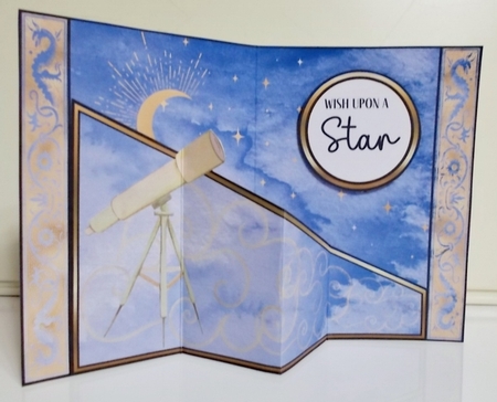 Celestial Birthday Diagonal Popout by Pam Stubley