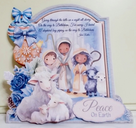 Infant Holy 8 XL Shaped Card Kit by Pam Stubley
