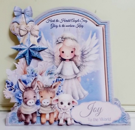Infant Holy 10 XL Shaped Card Kit by Pam Stubley