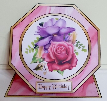 Octagon spring top Heritage roses by Pam Stubley