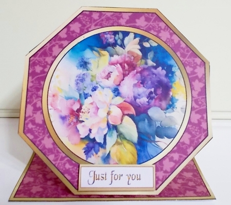 Octagon spring top Beautiful Flowers by Pam Stubley