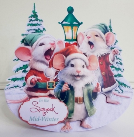 Chrismouse Festivi-cheese 1 Rocker Card by Pam Stubley