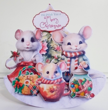 Chrismouse Festivi-cheese 6 Rocker Card by Pam Stubley