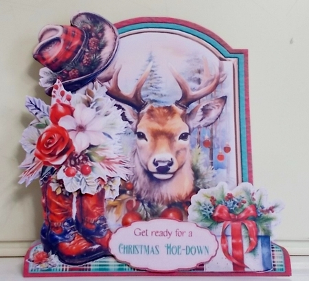 Wild West Christmas 7 XL Shaped Card Kit by Pam Stubley
