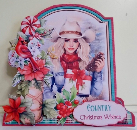 Wild West Christmas 9 XL Shaped Card Kit by Pam Stubley
