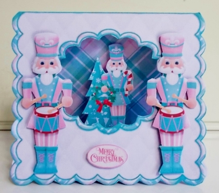 Pastel Nutcracker Tent Card with Envelope by Pam Stubley