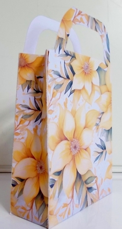 Gold Christmas themed gift bag 14 by Pam Stubley