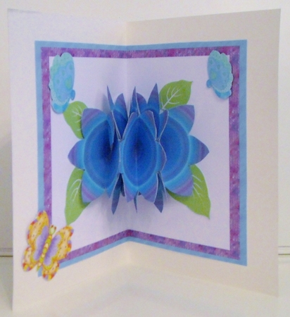 Blue Pop-up Bouquet Kit by Pam Stubley