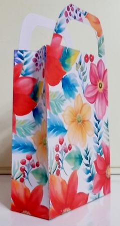 Christmas floral gift bag 13 by Pam Stubley