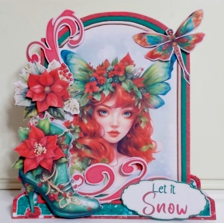 Fairy Christmas to You 5 XL Shaped Card Kit by Pam Stubley