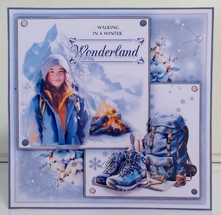 The Christmas Hiker (Female) by Pam Stubley