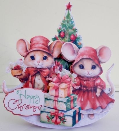 Chrismouse Festivi-cheese 11 Rocker Card by Pam Stubley