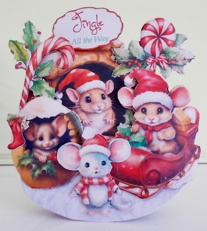 Chrismouse Festivi-cheese 16 Rocker Card by Pam Stubley