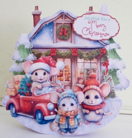 Chrismouse Festivi-cheese 19 Rocker Card by Pam Stubley