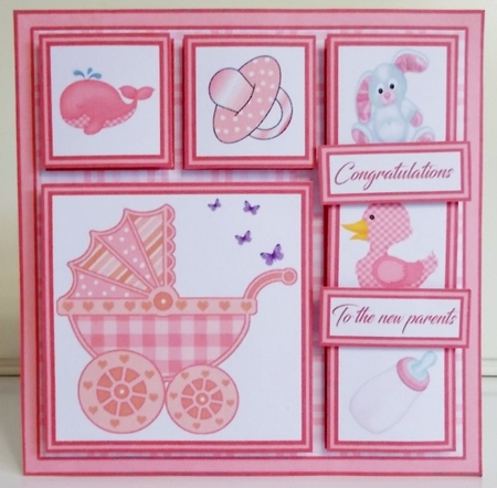 Sampler New baby girl by Pam Stubley