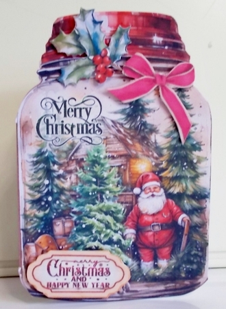 Santa Maison Jars Kit-4 by Pam Stubley