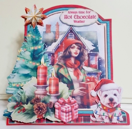 Blithe Yule 1 XL Shaped Card Kit by Pam Stubley