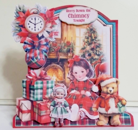 Blithe Yule 2 XL Shaped Card Kit by Pam Stubley