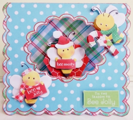 Bee-sons Greetings Tent Card Kit by Pam Stubley