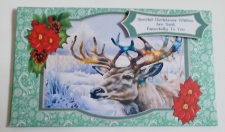 A Christmas Reindeer - Money Wallet by Pam Stubley