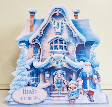Home for Christmas 2 XL Shaped Card Kit by Pam Stubley
