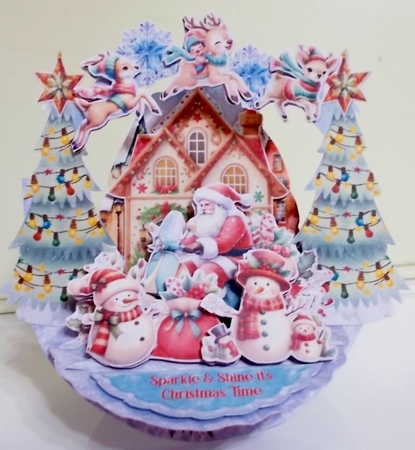 Countdown to Christmas 1 Rock-the-Shelf Card Mini Kit by Pam Stubley