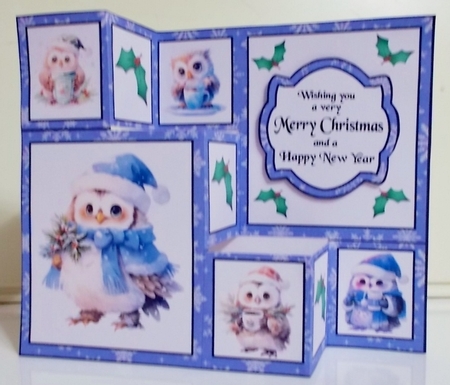 TSF Christmas owls by Pam Stubley