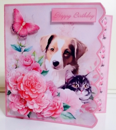 Faithful Friends - Side Scallop Card Mini Kit by Pam Stubley