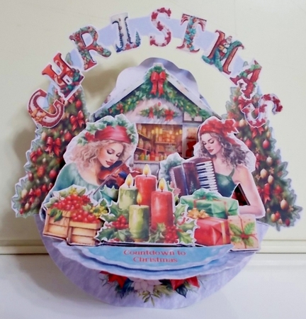 Countdown to Christmas 21 Rock-the-Shelf Card Mini Kit by Pam Stubley