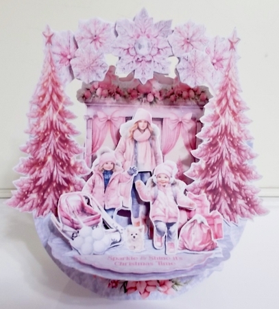 Marshmallow Christmas 2 Rock-the-Shelf Card Mini Kit by Pam Stubley