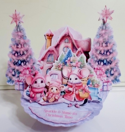 Marshmallow Christmas 6 Rock-the-Shelf Card Mini Kit by Pam Stubley
