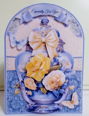 Floral Jar 02 Shaped Mini Page Kit by Pam Stubley