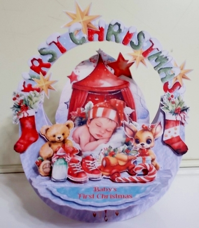 The First Christmas 1 Rock-the-Shelf Card Mini Kit by Pam Stubley