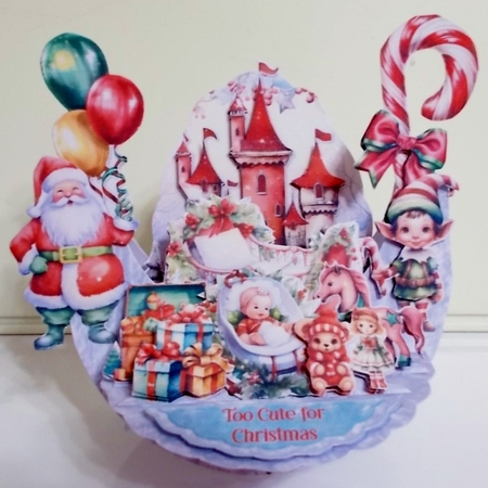 The First Christmas 2 Rock-the-Shelf Card Mini Kit by Pam Stubley