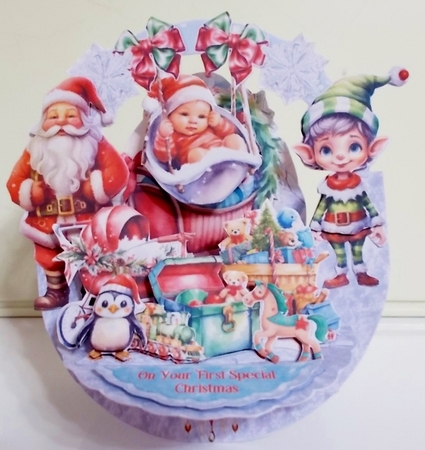 The First Christmas 7 Rock-the-Shelf Card Mini Kit by Pam Stubley