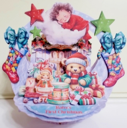 The First Christmas 8 Rock-the-Shelf Card Mini Kit by Pam Stubley