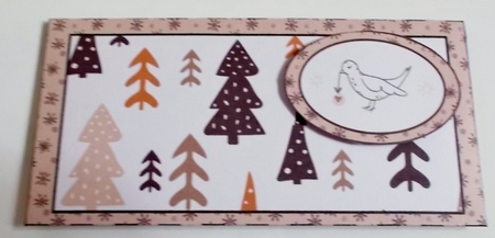 Boho Bird with Trees Money Wallet by Pam Stubley