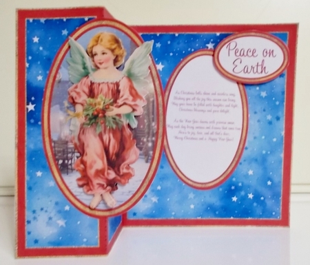 Sweet Angel Oval Foldback by Pam Stubley